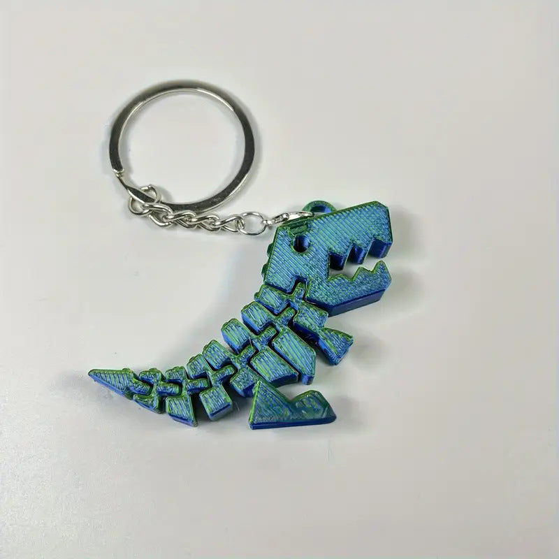 3D printing small dinosaur pendant multi-joint hands-on model gift gift giving home decoration ornaments for children to play