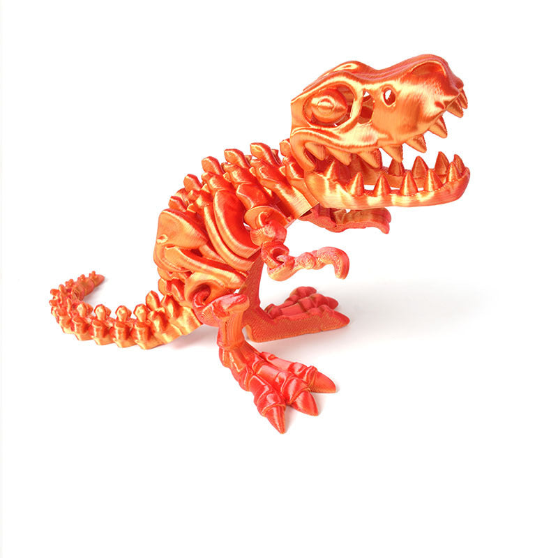 Tyrannosaurus rex dinosaur skeleton deformation ornament figure gift craft toy