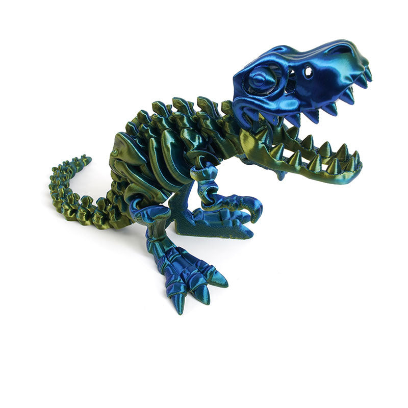 Tyrannosaurus rex dinosaur skeleton deformation ornament figure gift craft toy