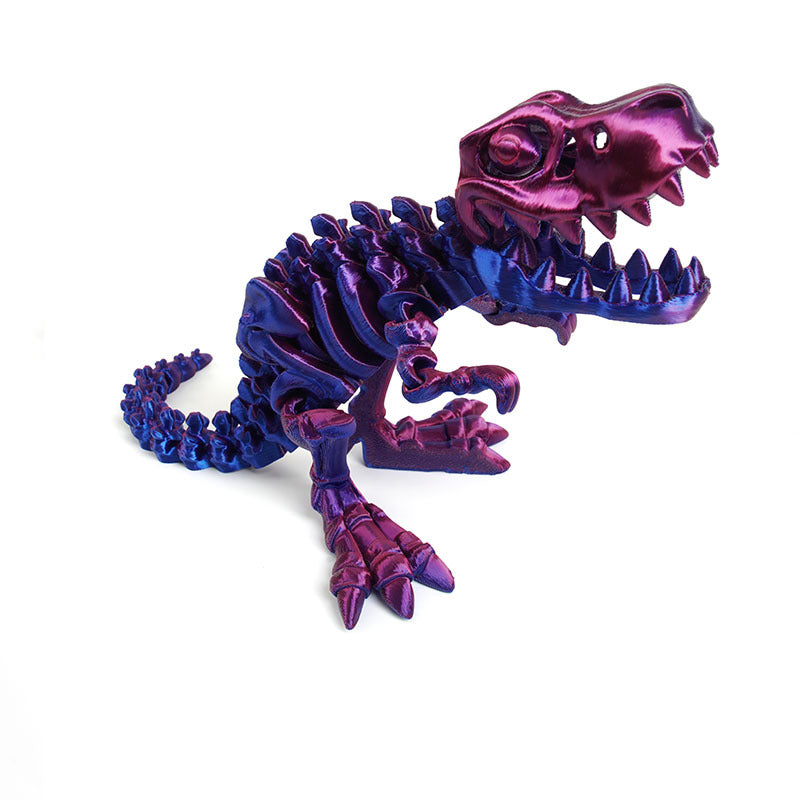 Tyrannosaurus rex dinosaur skeleton deformation ornament figure gift craft toy