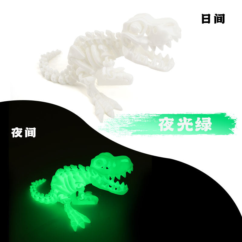 Tyrannosaurus rex dinosaur skeleton deformation ornament figure gift craft toy