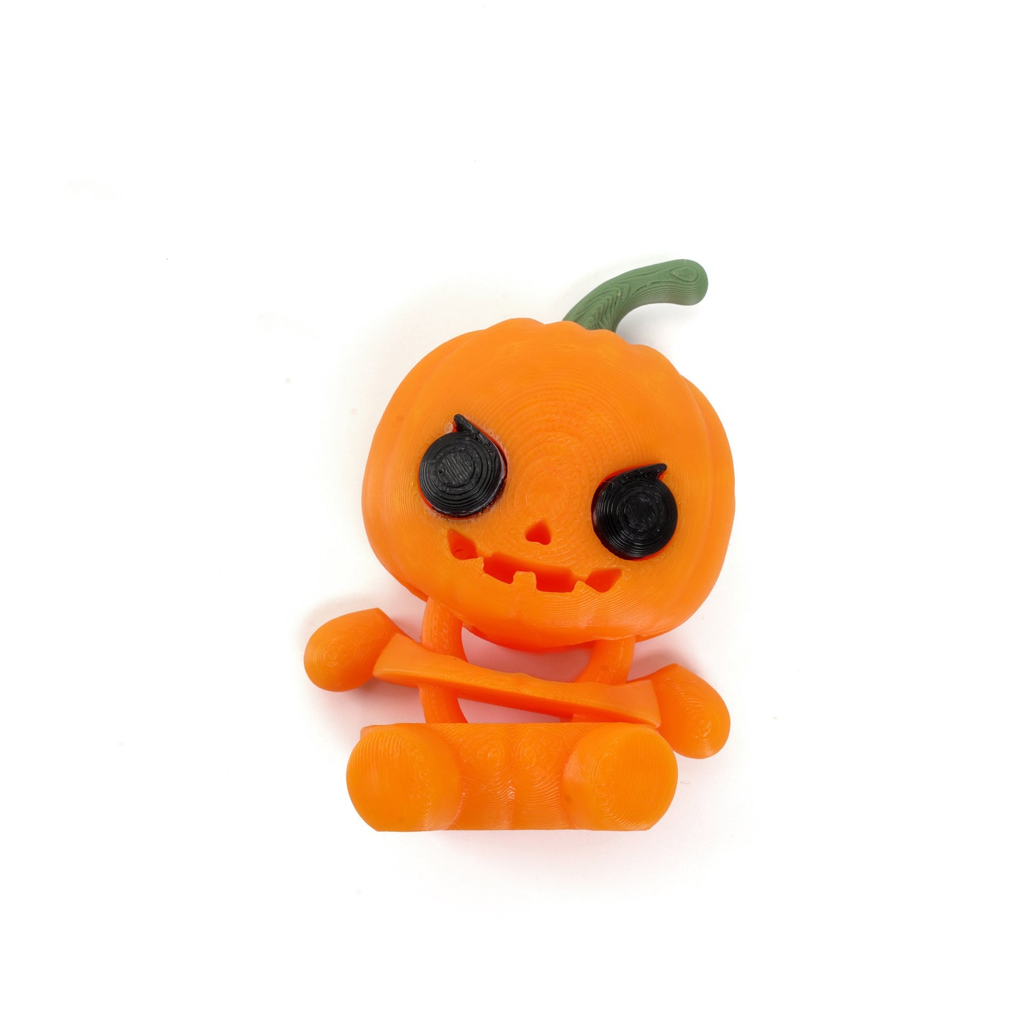 3D printing new pumpkin man Halloween pendant series keychain joints can be moved