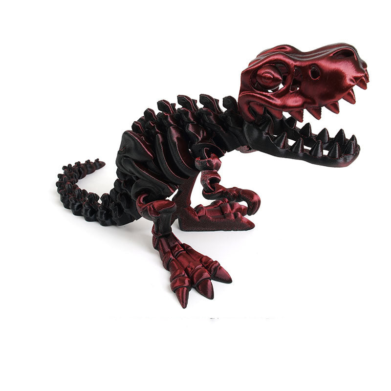 Tyrannosaurus rex dinosaur skeleton deformation ornament figure gift craft toy