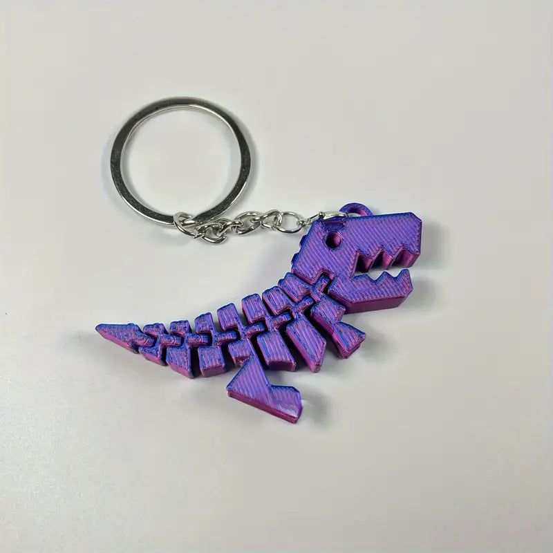 3D printing small dinosaur pendant multi-joint hands-on model gift gift giving home decoration ornaments for children to play